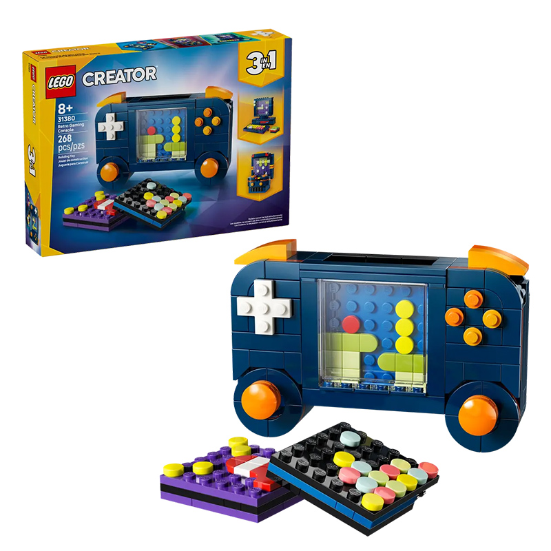Retro Gaming Box - LEGO Creator 3in1 Building Blocks LG-31380