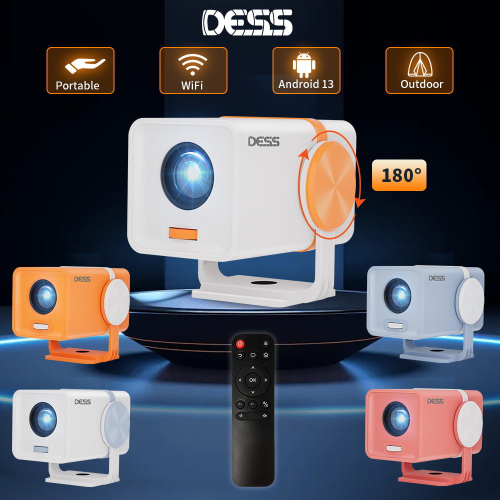 Retro Gaming Projector - DESS Projector Android 13 Dual Band