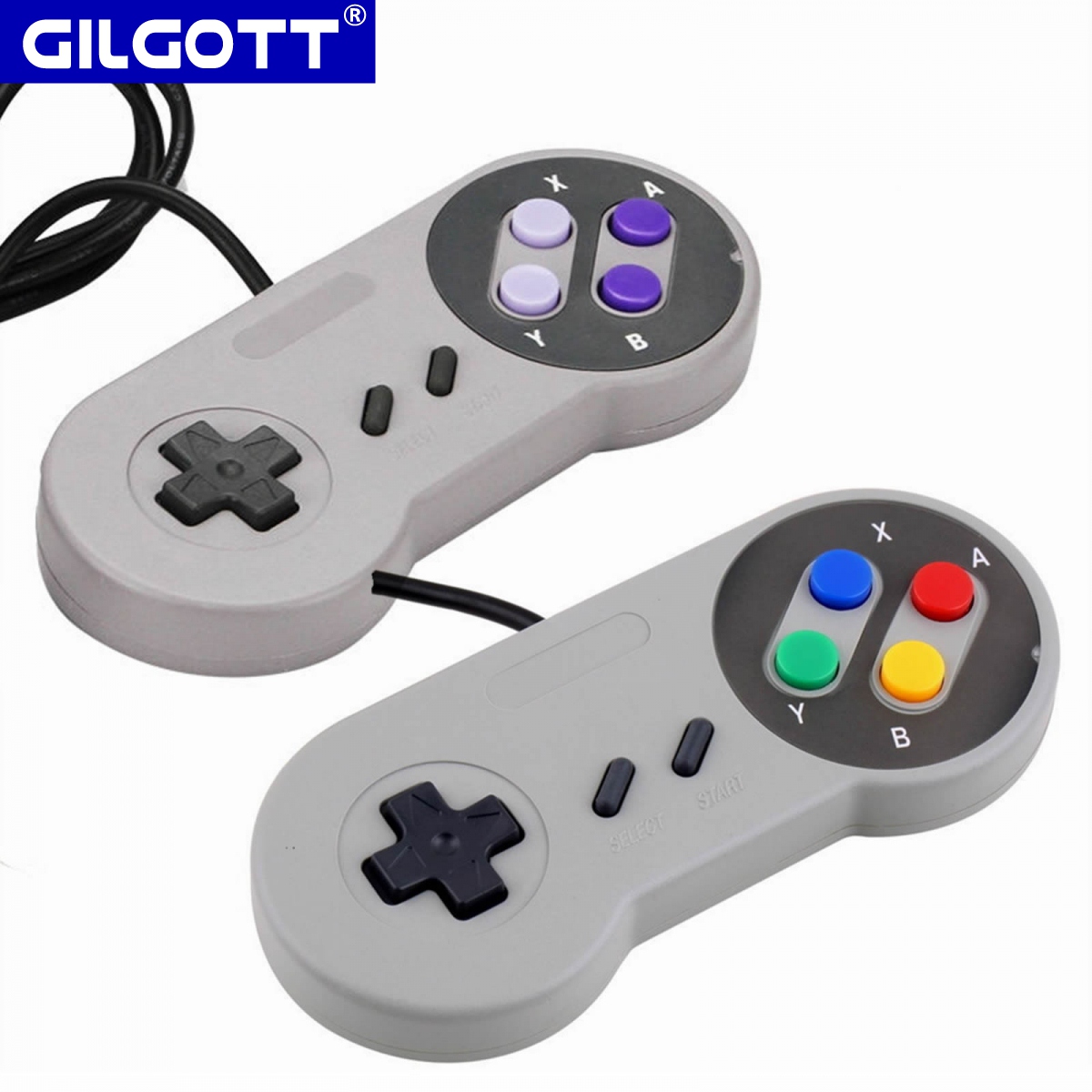 Retro Gaming Windows - 2PCS/Set 1.4M Wired USB Game Controller
