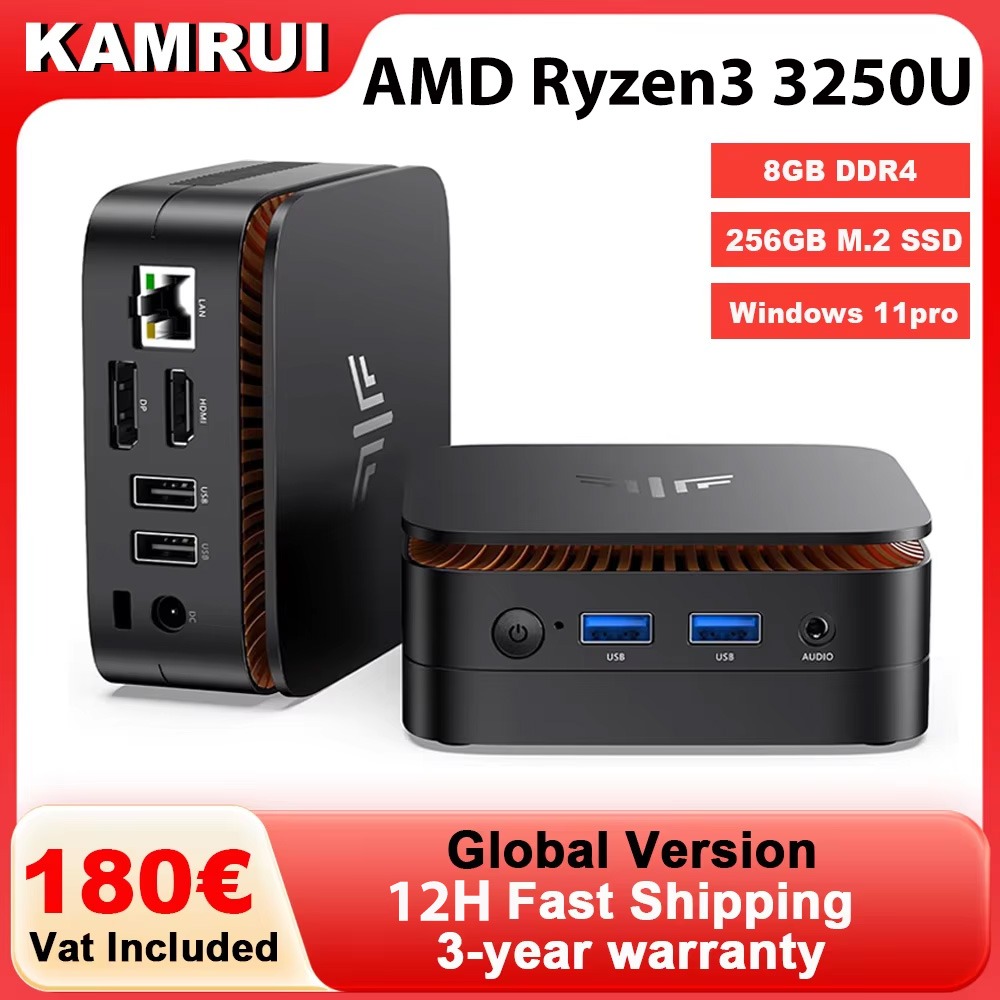 Retro Gaming Mini Pc - KAMRUI Mini PC AMD R3 3250U