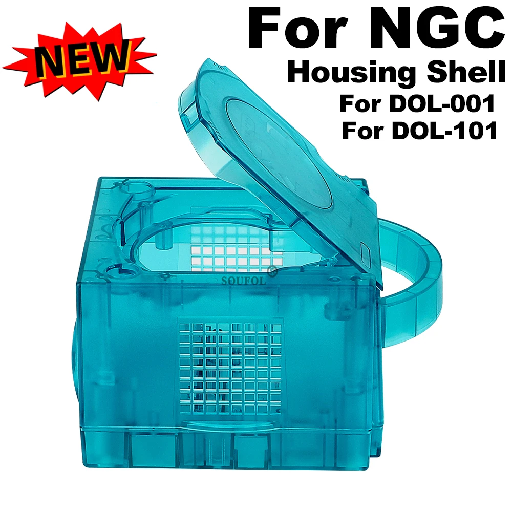 Retro Gaming Box - Ice Blue Replacement Case for Gamecube