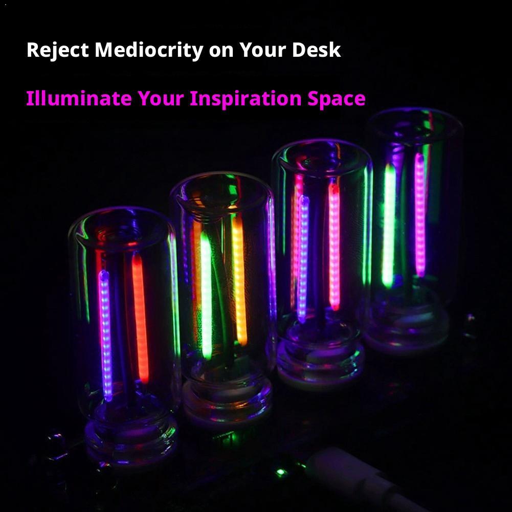 Retro Gaming Mini Pc - USB Glass Atmosphere Light Mini Dual