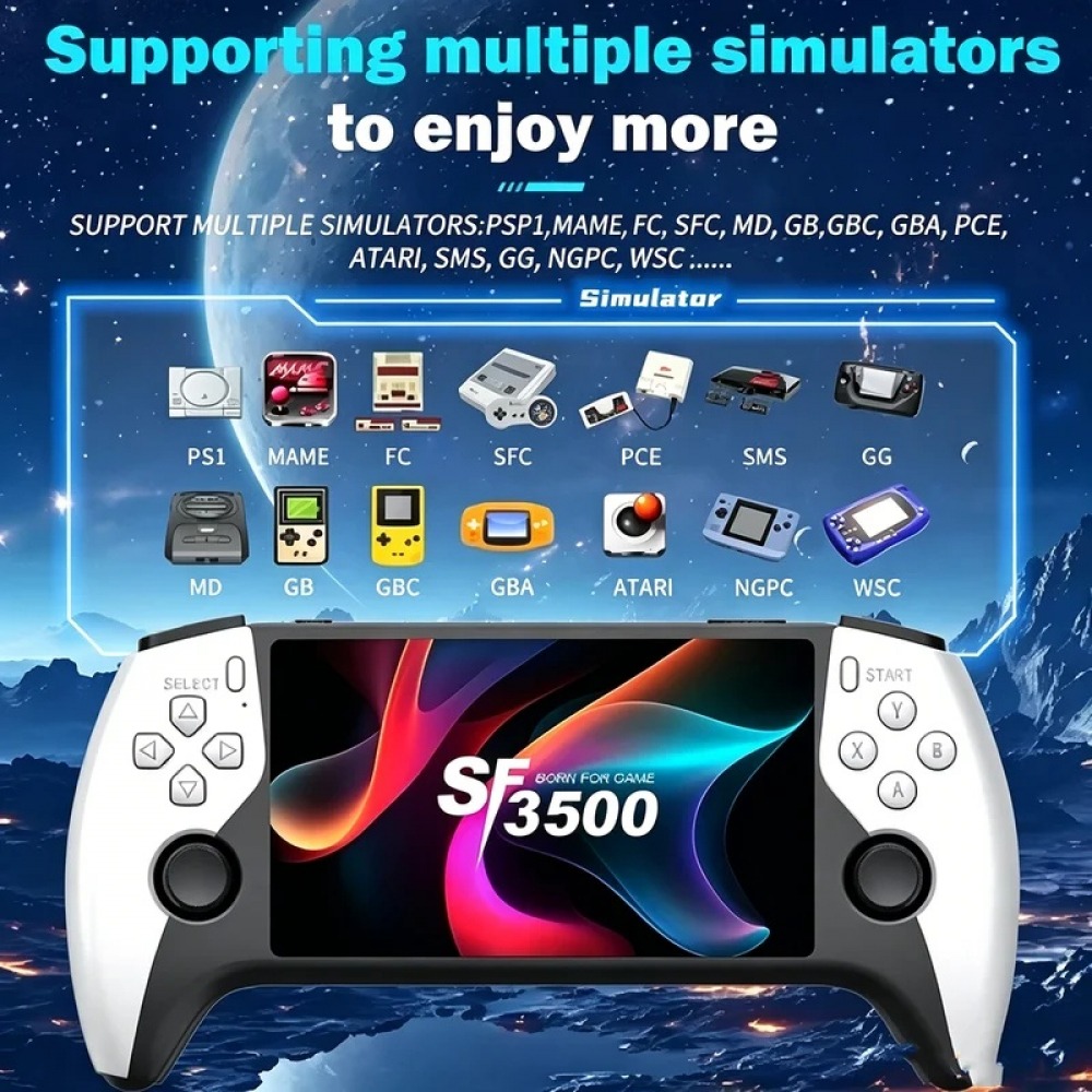 Retro Gaming Box - SF3500 5 inch Handheld Game Console