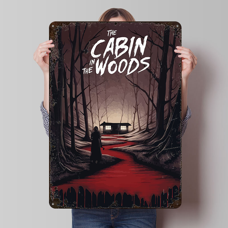 Cabin in the Woods Horror Prin - Retro Poster Gaming review and price