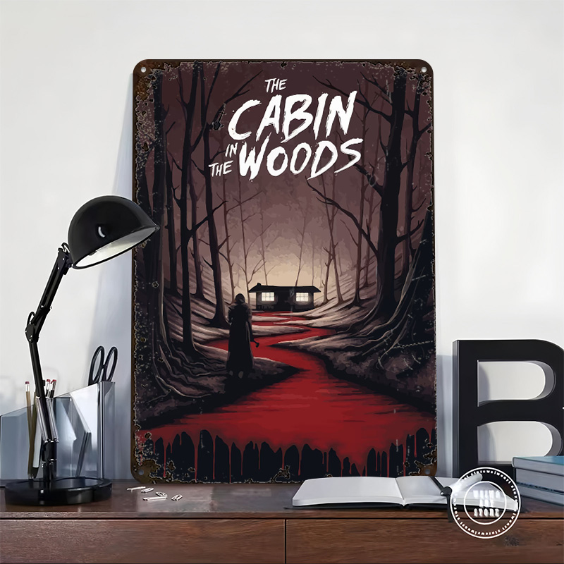 Cabin in the Woods Horror Prin - Retro Poster Gaming review and price