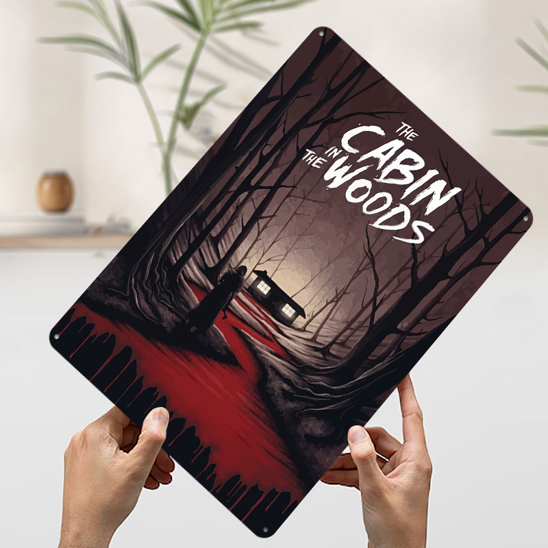 Cabin in the Woods Horror Prin - Retro Poster Gaming review and price