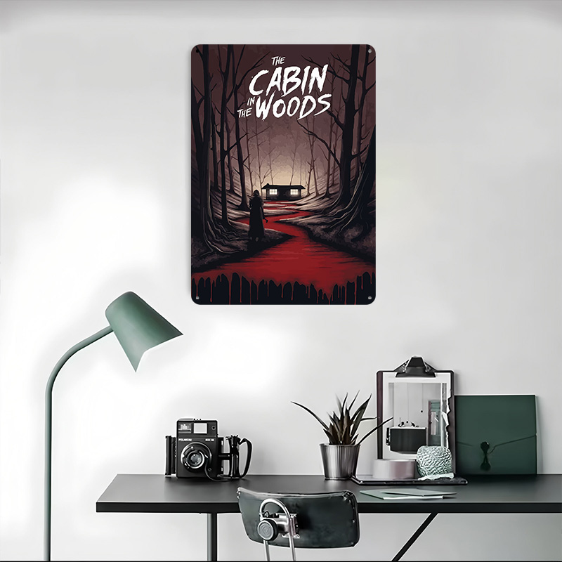 Cabin in the Woods Horror Prin - Retro Poster Gaming review and price