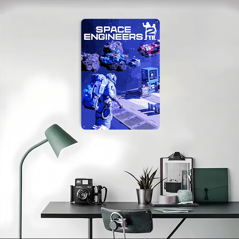 Space Engineers 2 Game Cover A - Retro Poster Gaming review and price