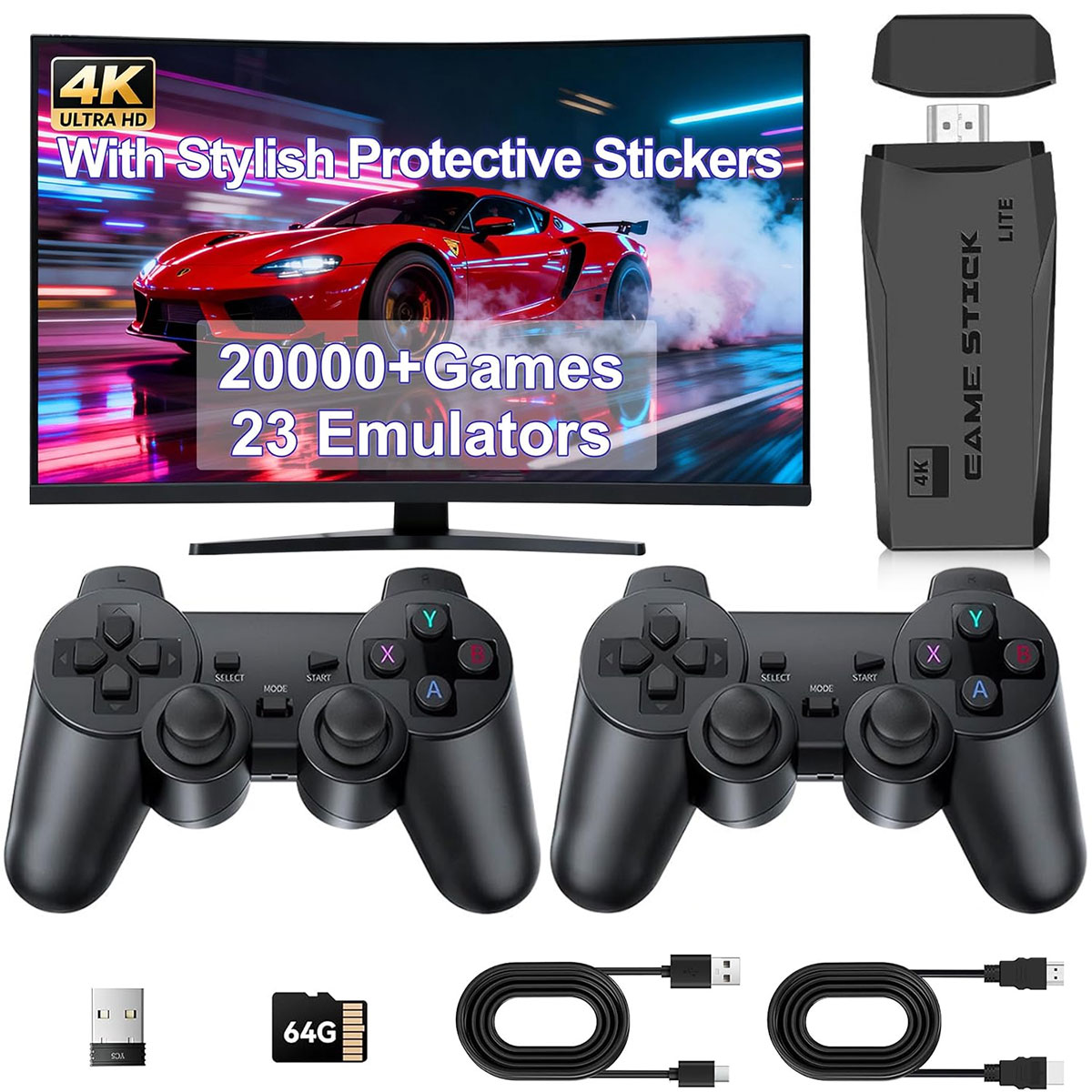 M8 Game Console 20000+ Games E - Retro Gaming With Projector review and price