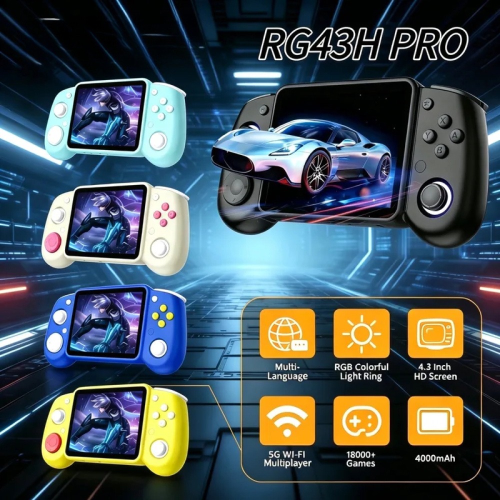 RG43H Pro Portable Retro Handh - Retro Gaming Box review and price