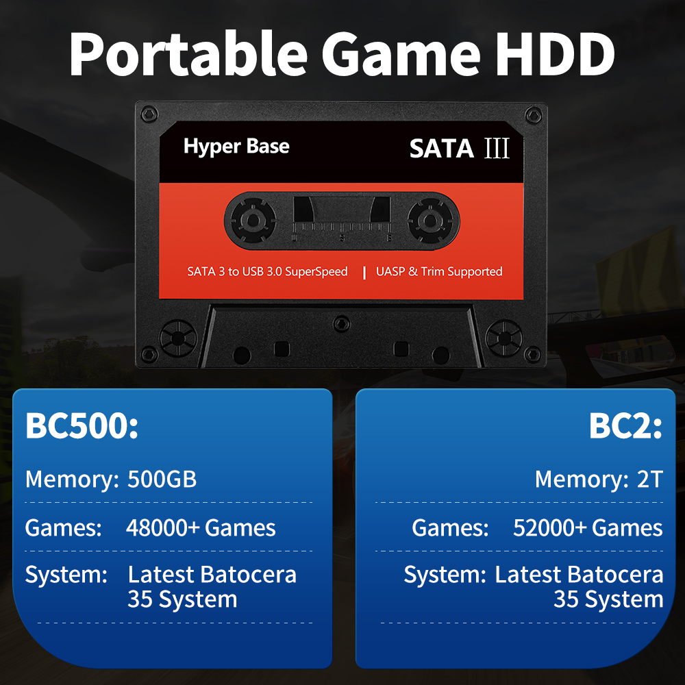 JMachen 500G/2TB Gaming Hard D - Retro Gaming Hard Drive review and price