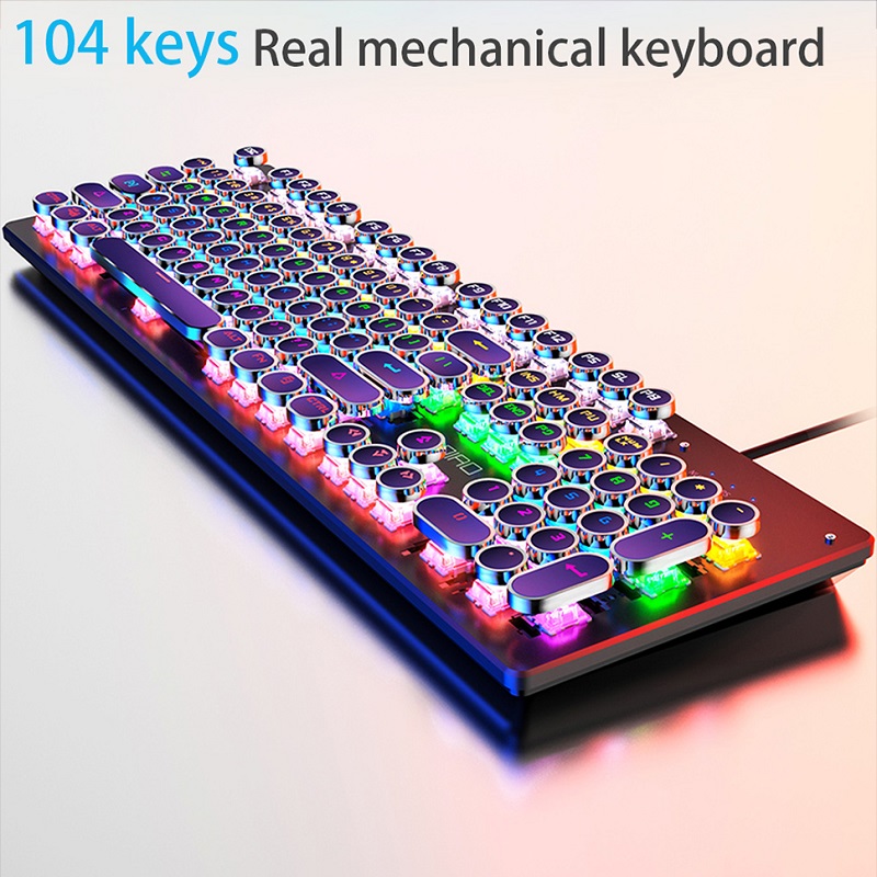 Retro Punk Mechanical Keyboard - Retro Gaming Kc review and price