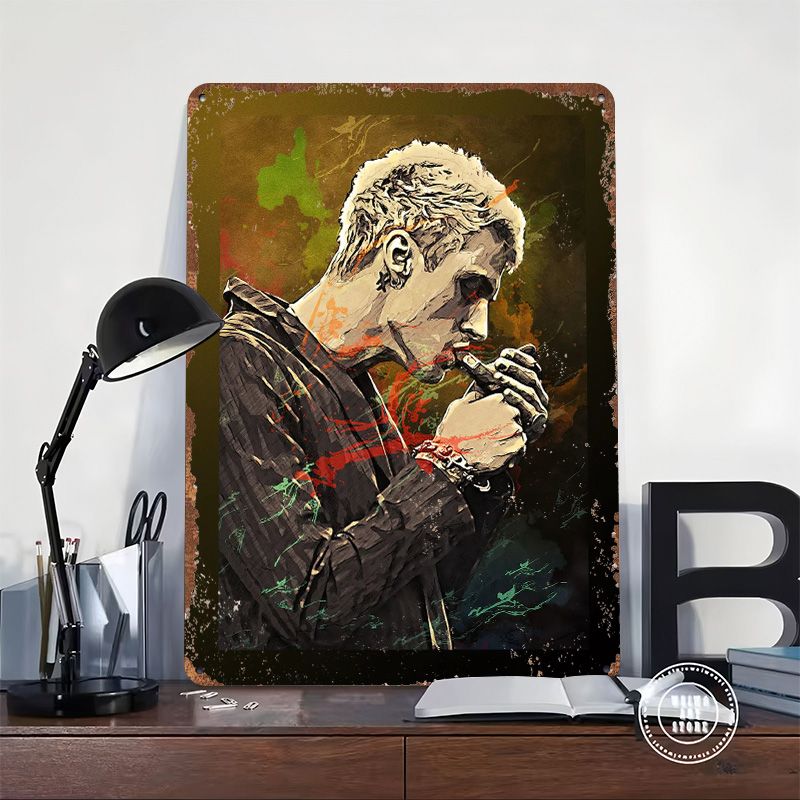 Machine Gun Kelly Tin Poster C - Retro Gaming Gun review and price