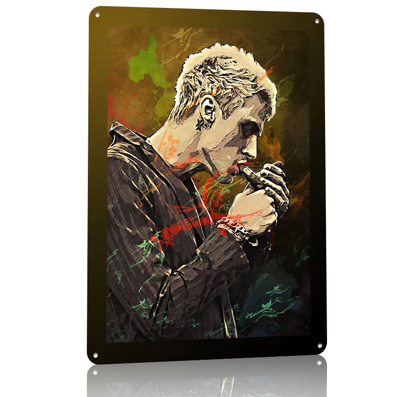 Machine Gun Kelly Tin Poster C - Retro Gaming Gun review and price