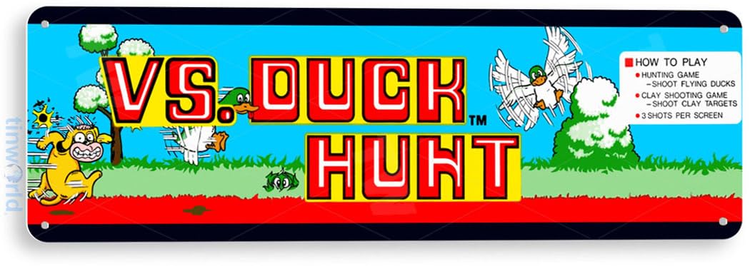 TIN SIGN Duck Hunt Arcade Marq - Retro Gaming Shops review and price