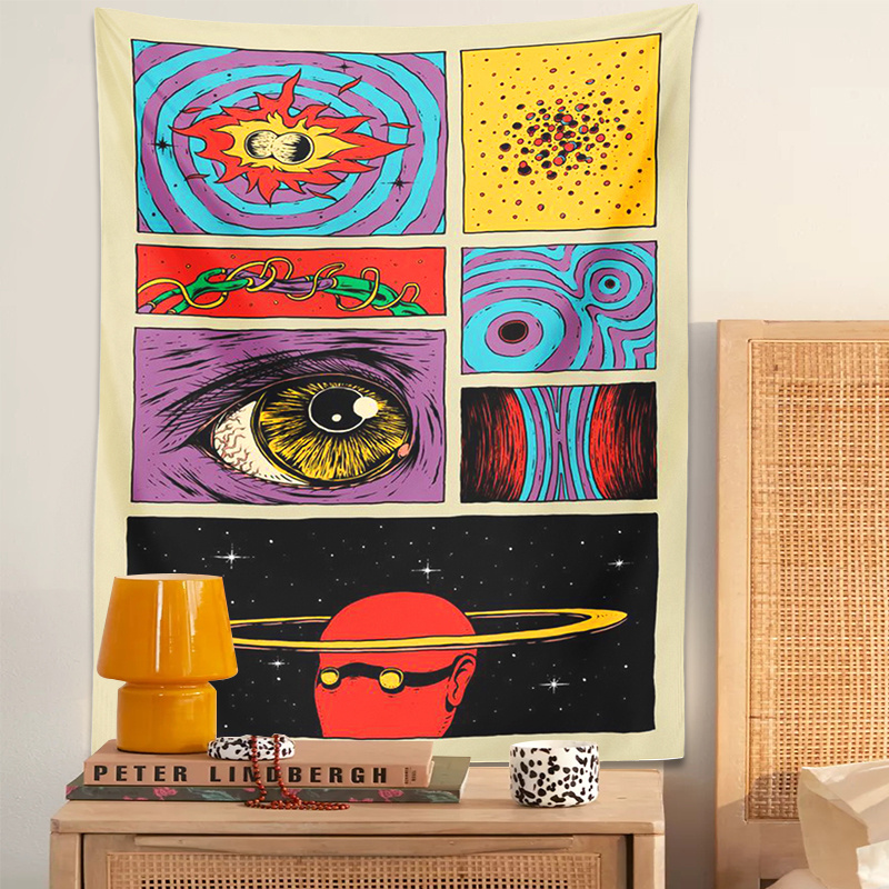 VIKAMA Psychedelic Collage Art - Retro Gaming Gadgets review and price