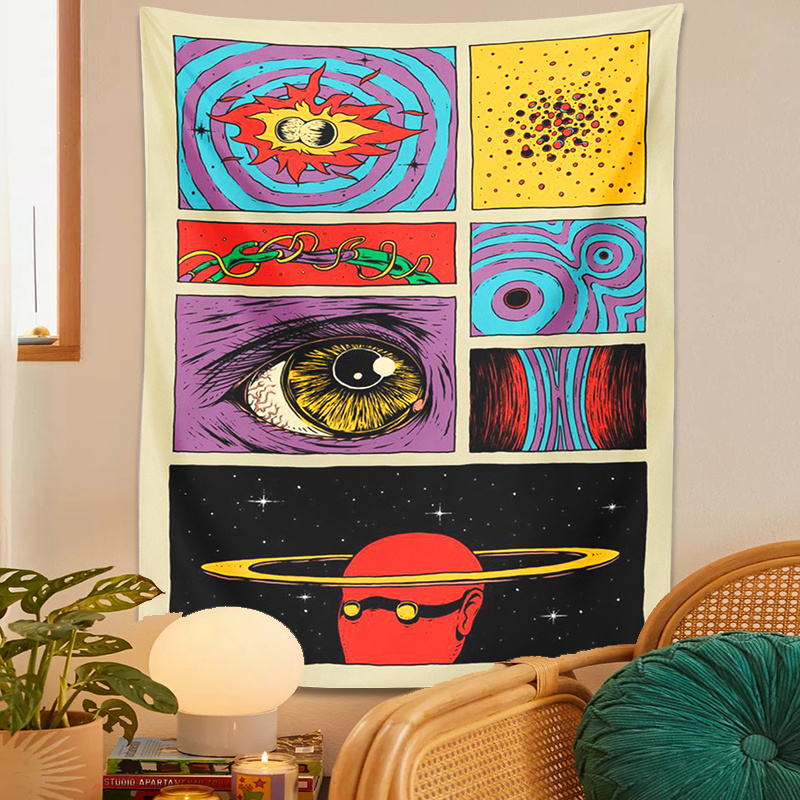 VIKAMA Psychedelic Collage Art - Retro Gaming Gadgets review and price