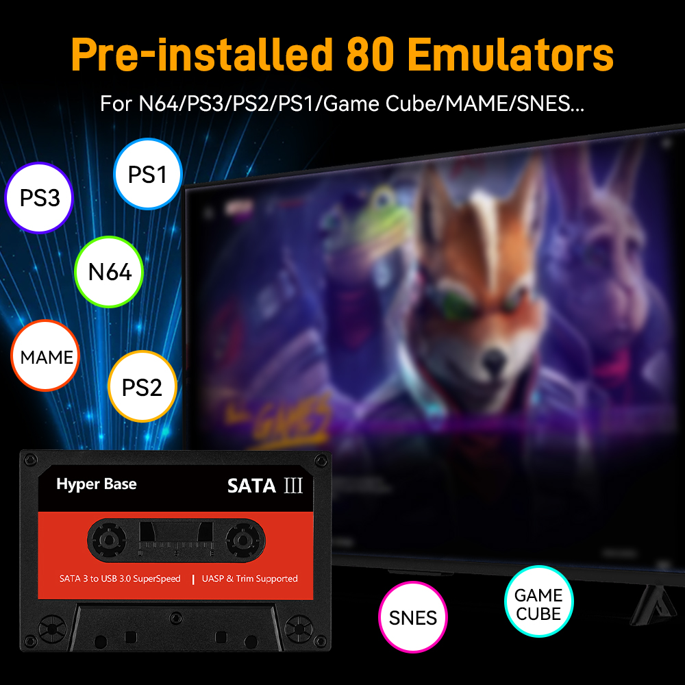 Batocera 500G/2T Emulator Game - Retro Gaming Emulator review and price