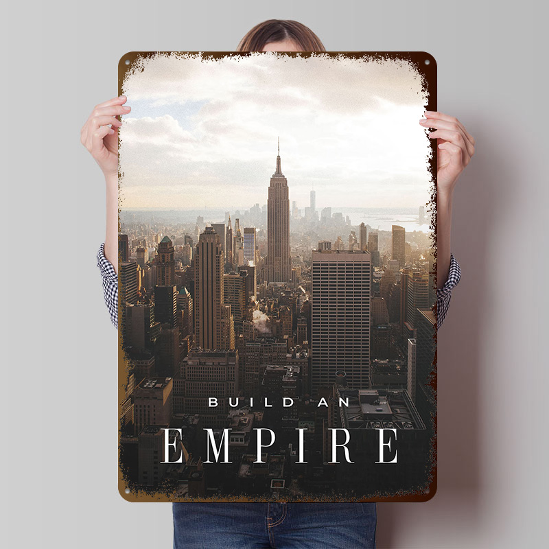 Build An Empire Metal Poster C - Retro Gaming Empire review and price