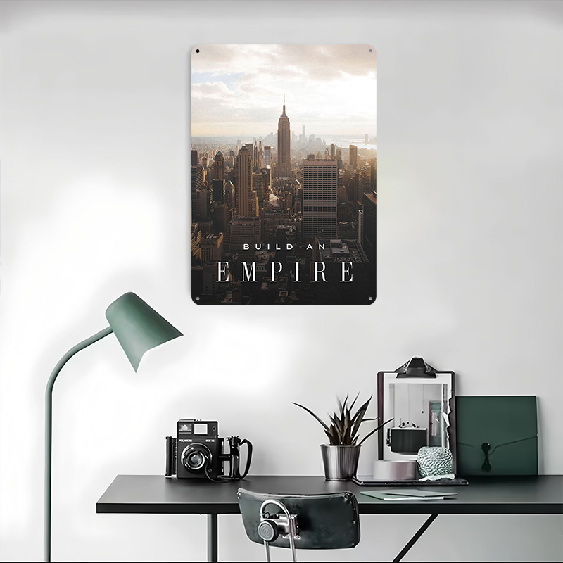 Build An Empire Metal Poster C - Retro Gaming Empire review and price
