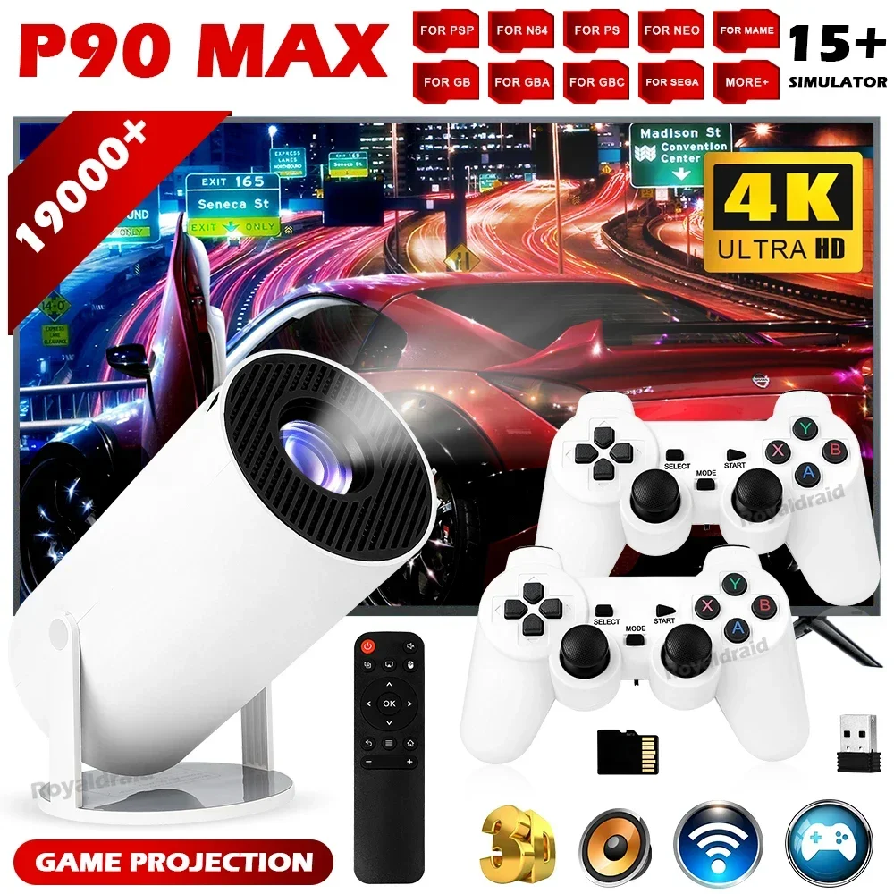 P90 Max Portable Smart Gaming  - Retro Gaming With Projector review and price