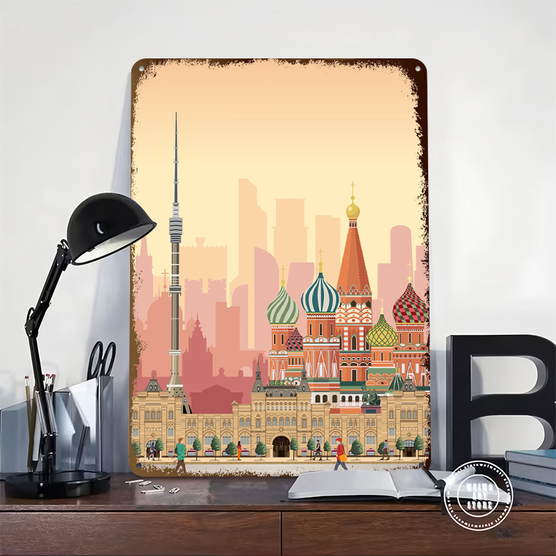 Moscow Travel Print Printed Po - Retro Poster Gaming review and price