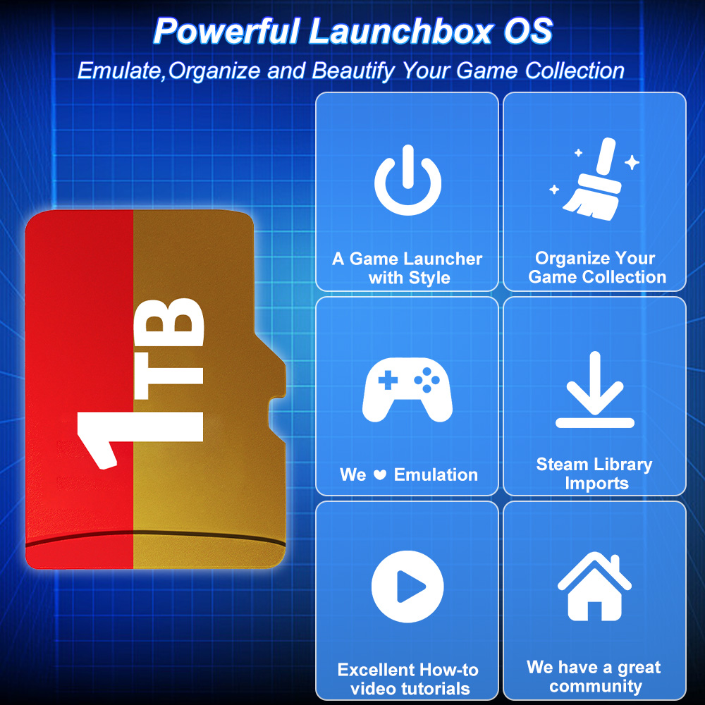 JMachen 1TB Game TF Card Built - Retro Gaming Windows review and price