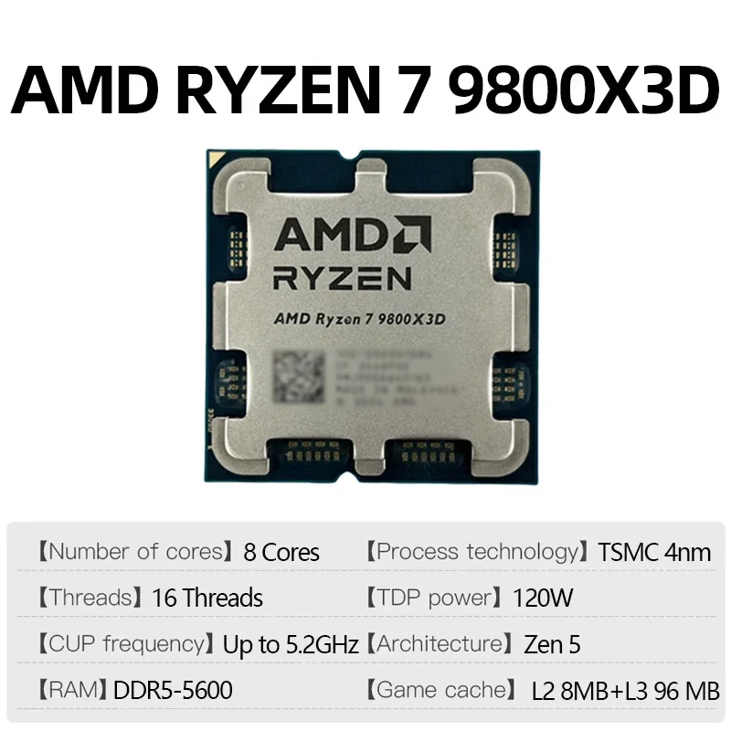 AMD Ryzen 7 9800X3D R7 9800X3D - Amd Cpu Ryzen 7 review and price