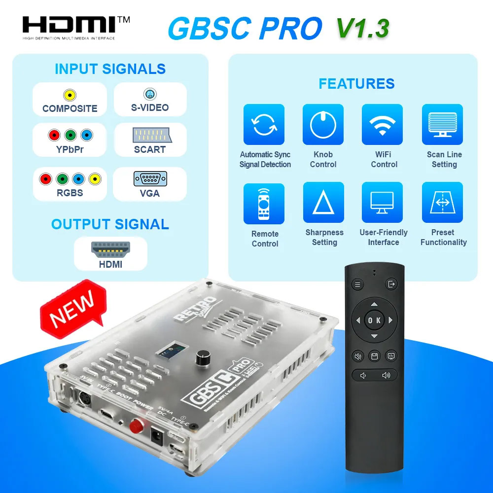 RetroScaler GBS Control Pro GB - Retro Gaming Hard Drive review and price