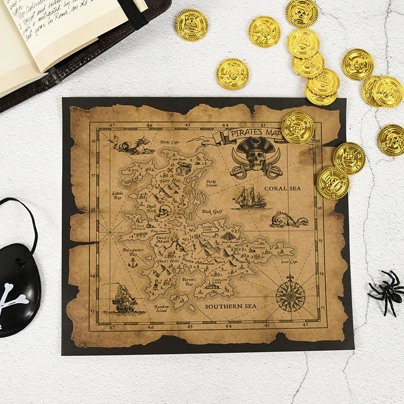 Pirate Adventure Treasure Hunt - Retro Poster Gaming review and price