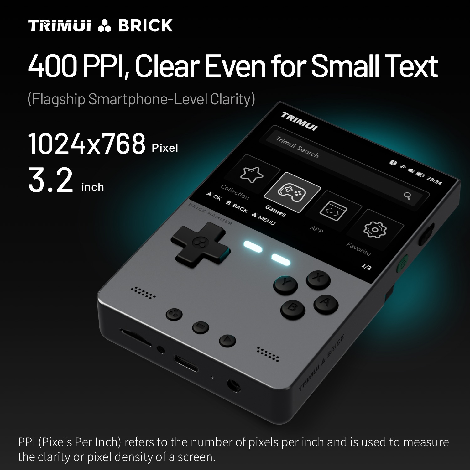 TRIMUI BRICK HAMMER Retro Hand - Retro Gaming Device Handheld review and price