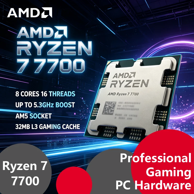 AMD Ryzen 7 7700 Unlocked Tray - Amd Cpu Ryzen 7 review and price