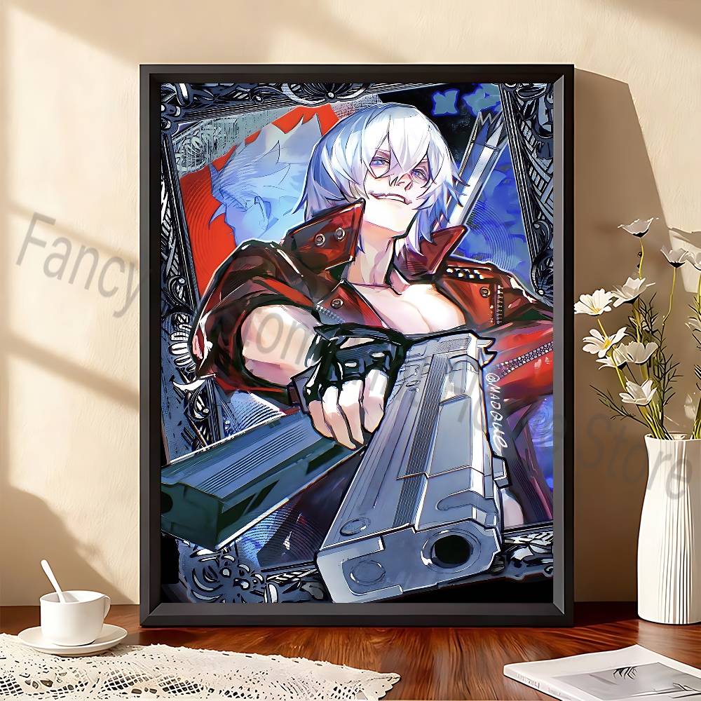 D-Devil May C-Cry Game Poster  - Retro Poster Gaming review and price