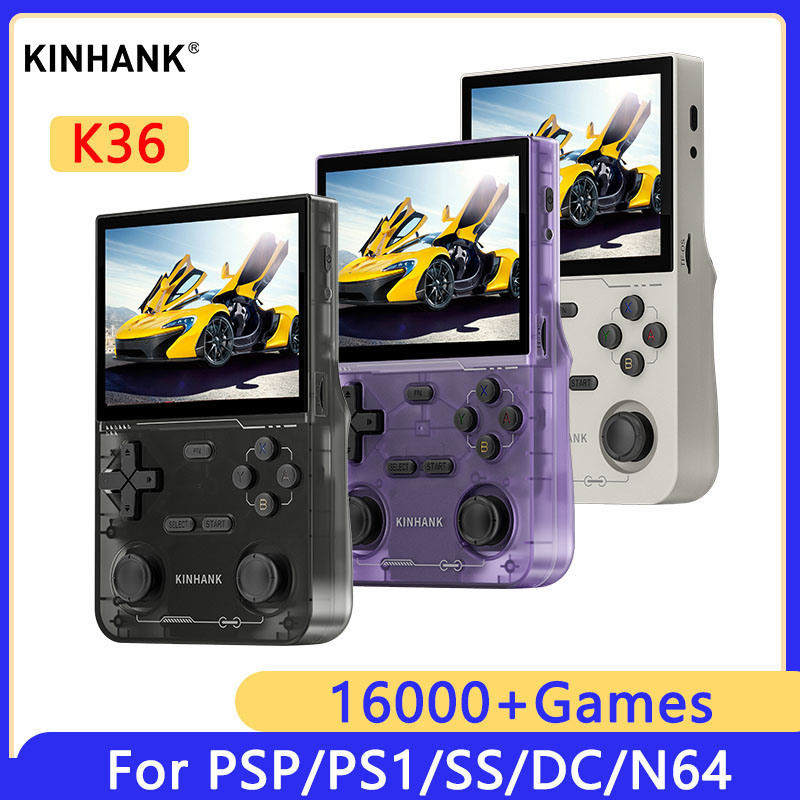 KINHANK K36 Retro Handheld Vid - Retro Gaming Emulator review and price