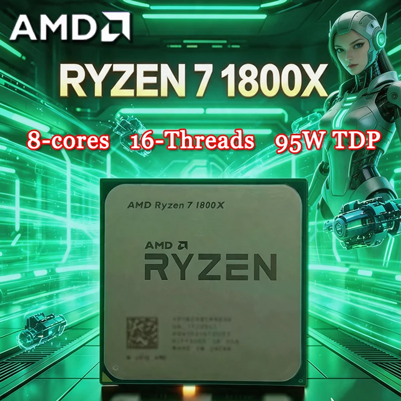 AMD Ryzen 7 1800X CPU R7 1800X - Amd Cpu Ryzen 7 review and price