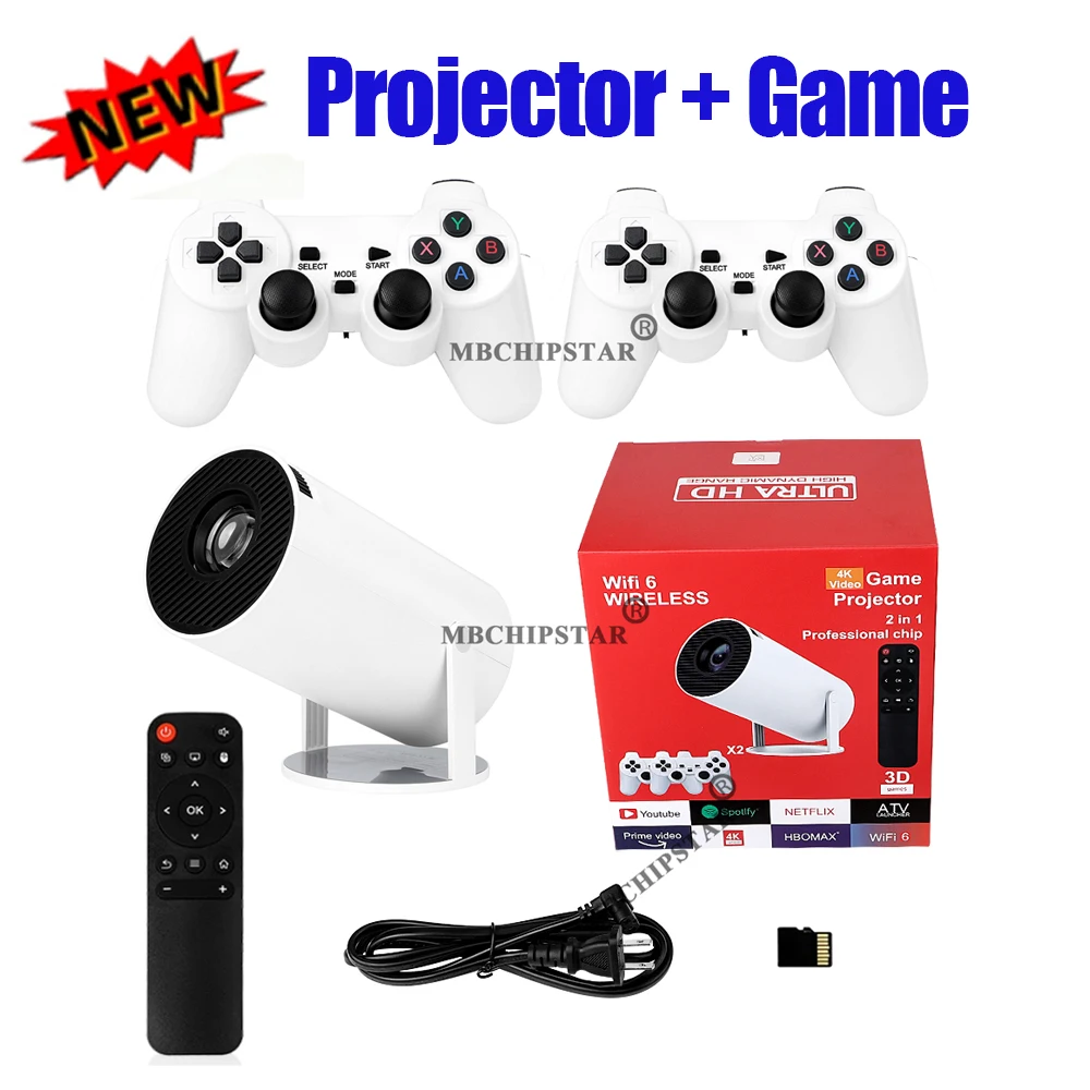 H90PRO 4K Gaming Projector 190 - Retro Gaming With Projector review and price
