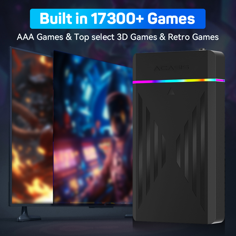 3TB Portable Gaming HDD Launch - Retro Gaming Mini Pc review and price