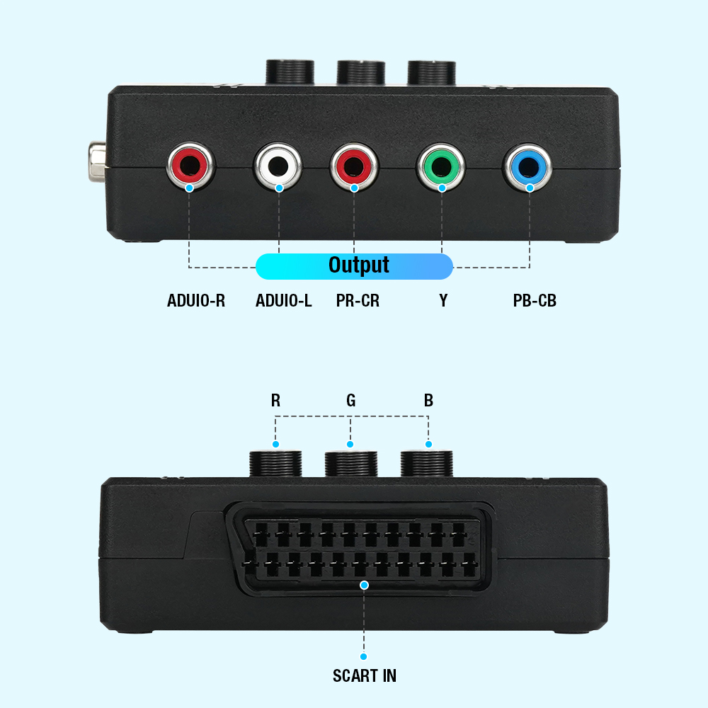RGBS VGA to YPBPR Component Co - Retro Gaming Box review and price